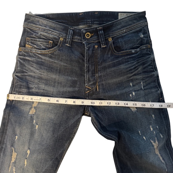 Diesel SadDo Slim Straight Distressed Jeans W26 L32 - Picture 9 of 15